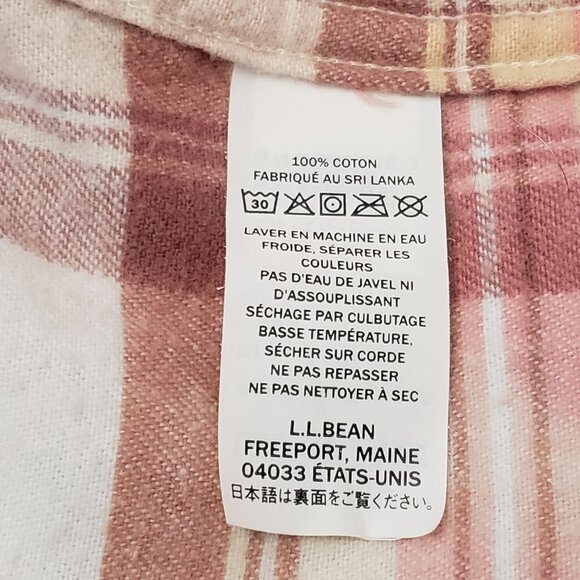 Womens Upcycled Distressed Flannel with "Dirty Dancing" Embroidered Patch Small - Picture 7 of 8